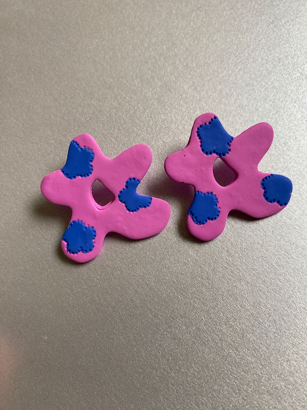 Thumbnail: Wholesale Flower Stud Earring