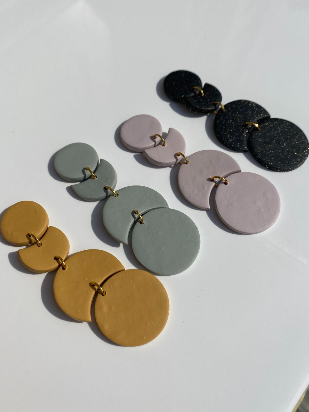 Typha Minimalist Polymer Clay Earrings