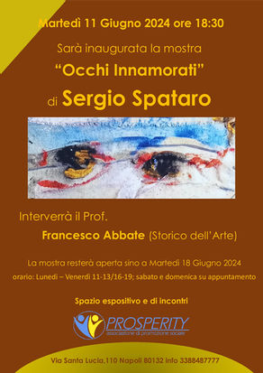 Locandina mostra "Occhi Innamorati"