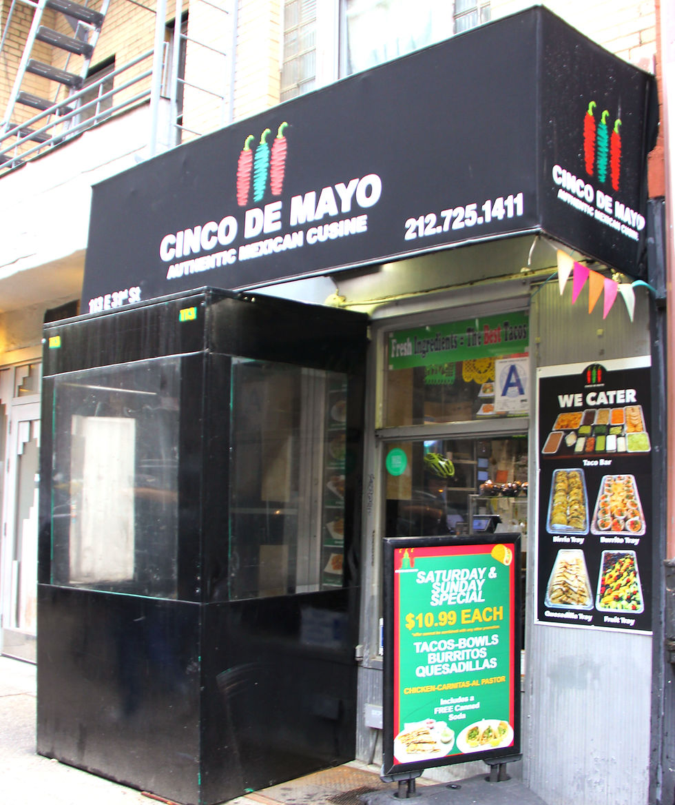 CINCO DE MAYO MURRAY HILL lleva la cocina mexicana auténtica a un vecindario moldeado por siglos de influencia global, preservación arquitectónica y elegancia colosal.