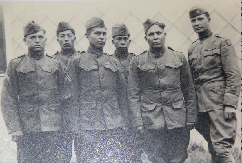 El Escuadrón Telefónico a su retorno de la guerra en Nueva Jersey.
