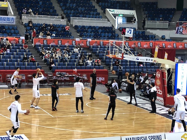 「アルバルク東京」の練習風景