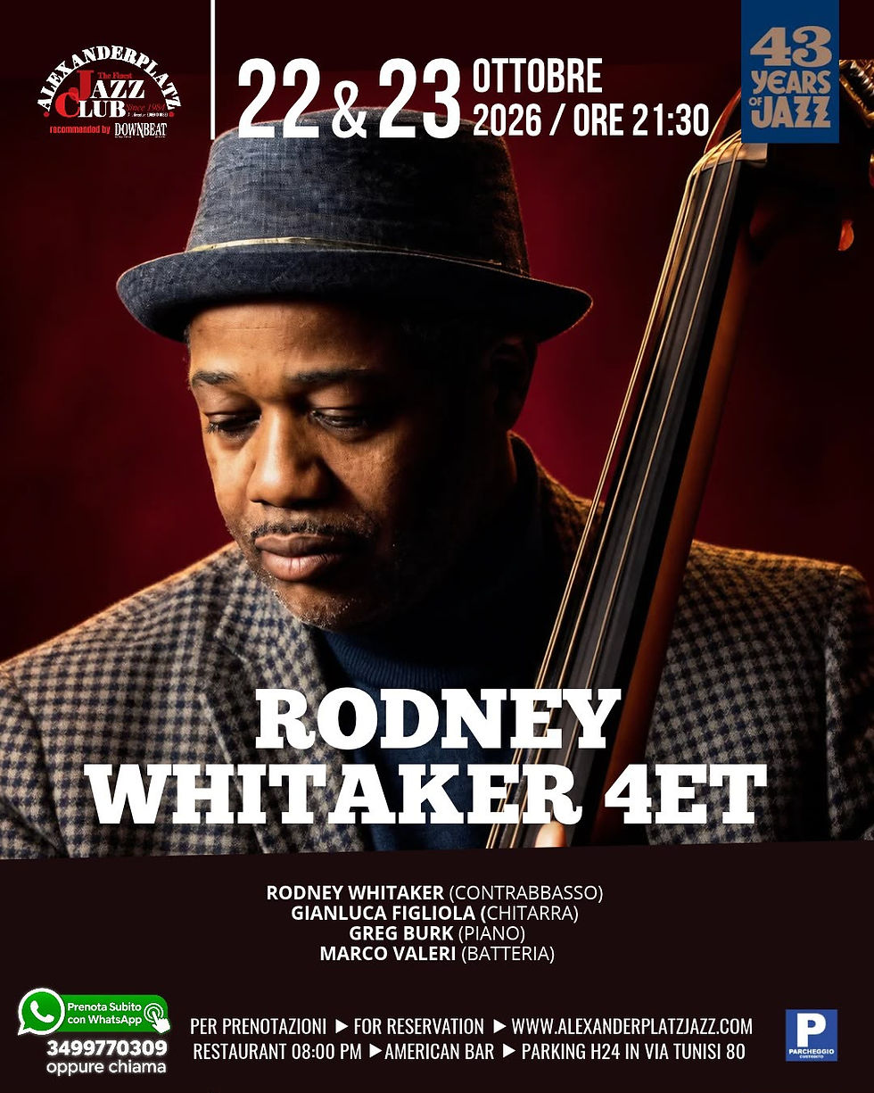 RODANEY WHITAKER 4TET 22/10