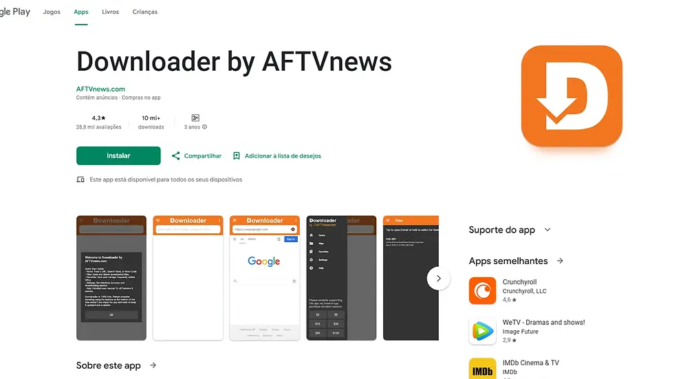Baixar o Downloader