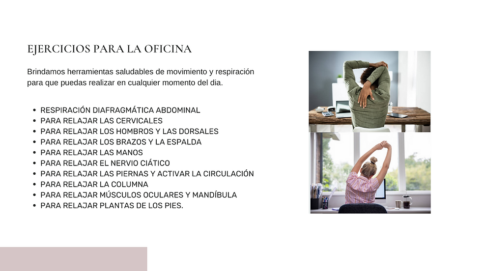 Pausas activas para empresas