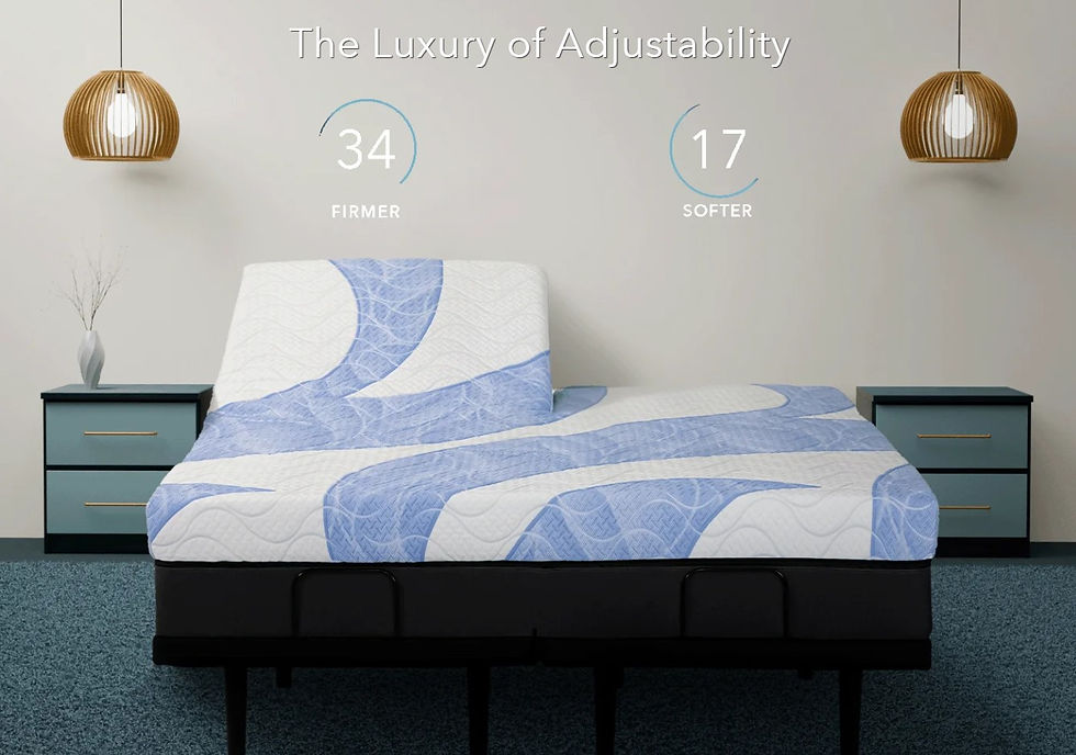 Smooth Top Opulence Mattress Front View in Room