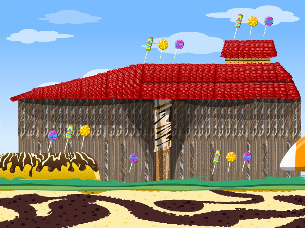 Yumby, Ad, Smash, Toss, concept art, 2D Game design, Game Design, Game Art, Concept Art, Backgrounds