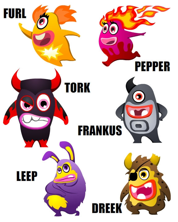 Yumby, character design, Smash, Toss, concept art, 2D Game design, Game Design, Game Art, Concept Art,
