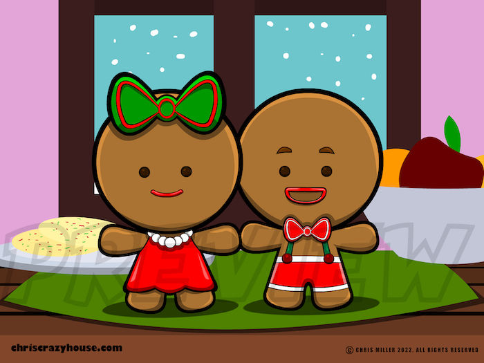 Gingerbread Couple