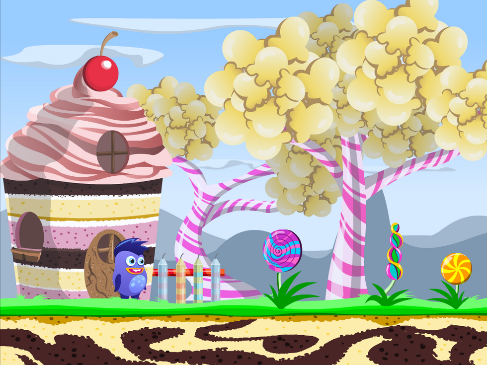 Yumby, Ad, Smash, Toss, concept art, 2D Game design, Game Design, Game Art, Concept Art, Backgrounds