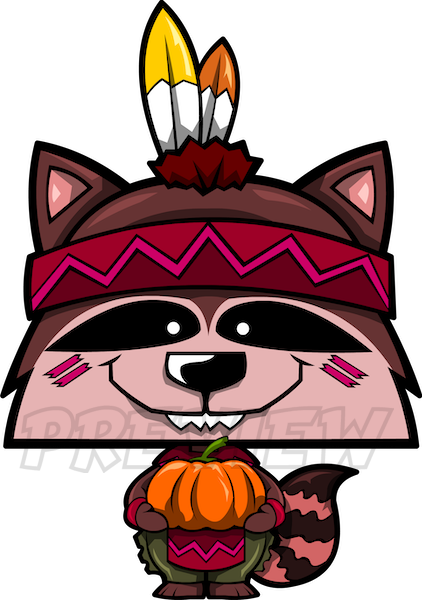 Thumbnail: THANKSGIVING CLIP ART AND COLORING PAGES