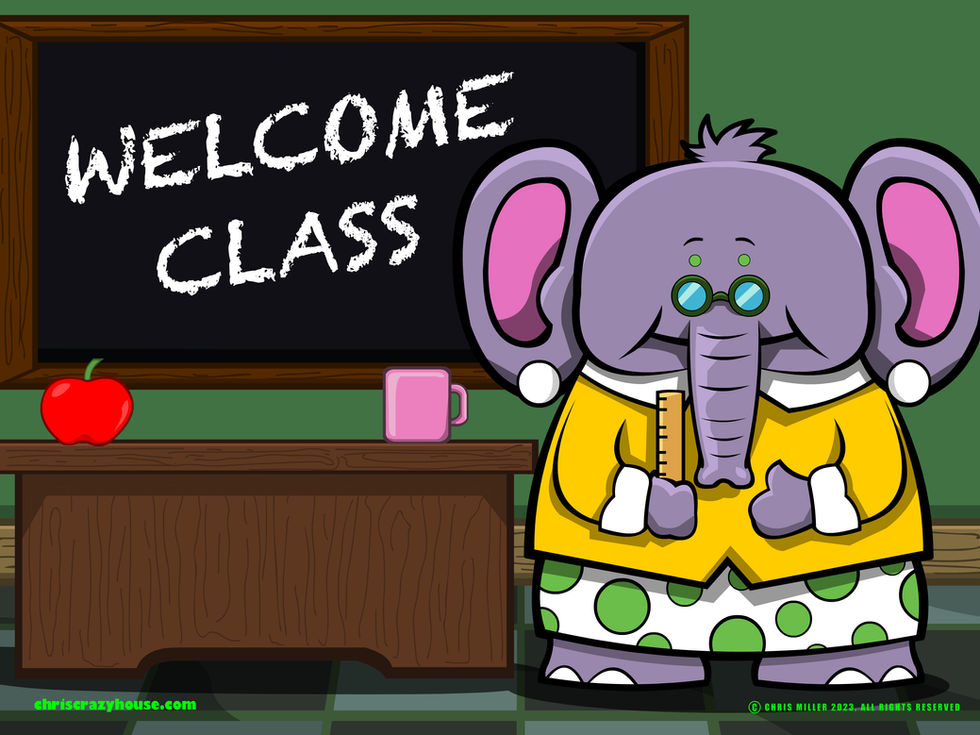 Mrs Elle the teacher