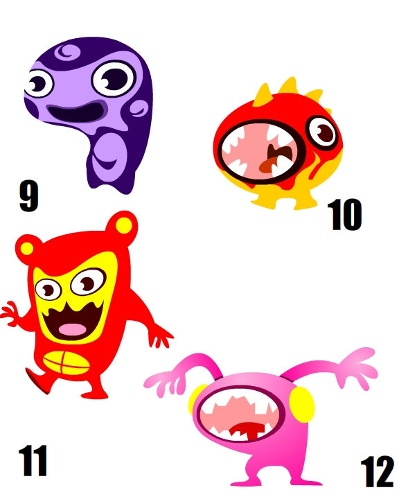 Yumby, Ad, Gobblers, Smash, Toss, concept art, 2D Game design, Game Design, Game Art, Concept Art,