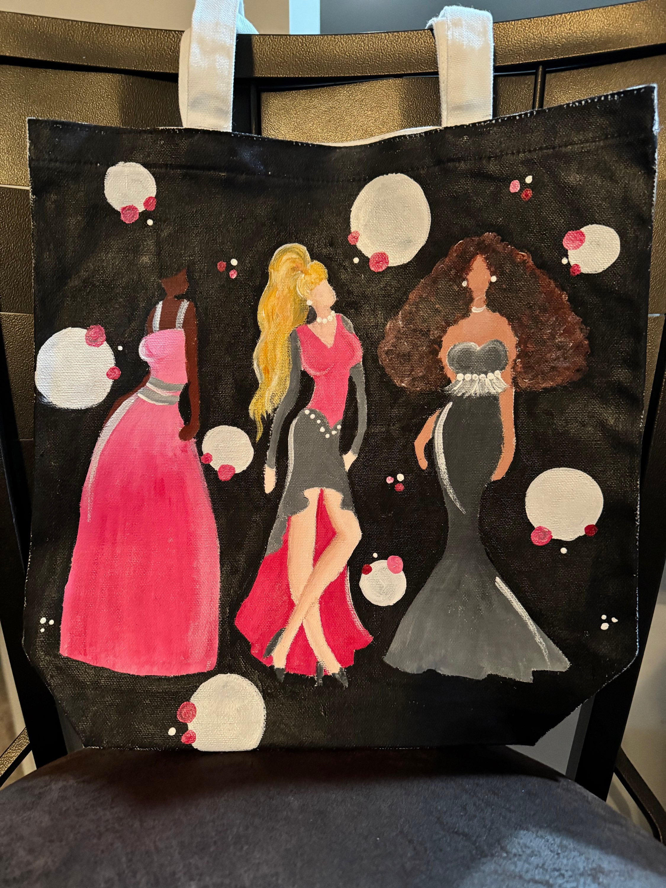 Wearable Art Canvas Bag - SHE’S MY SISTER