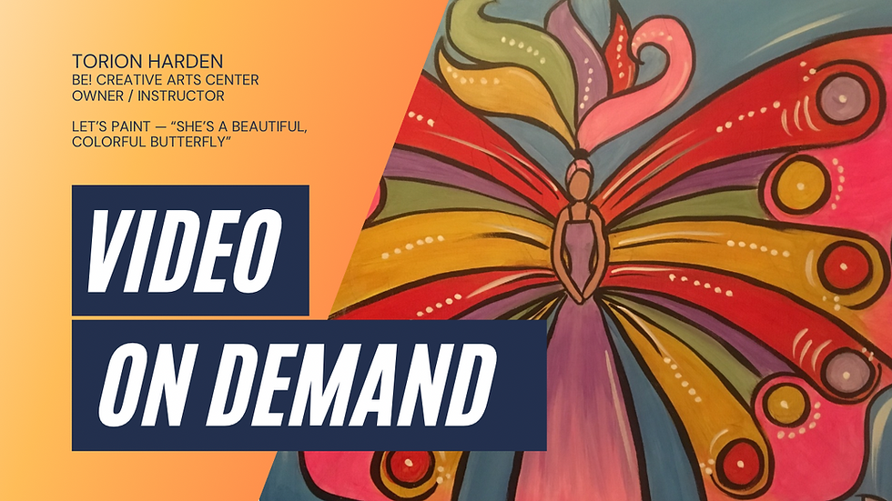 Thumbnail: Paint Party "To-Go" - SHE'S A BEAUTIFUL BUTTERFLY