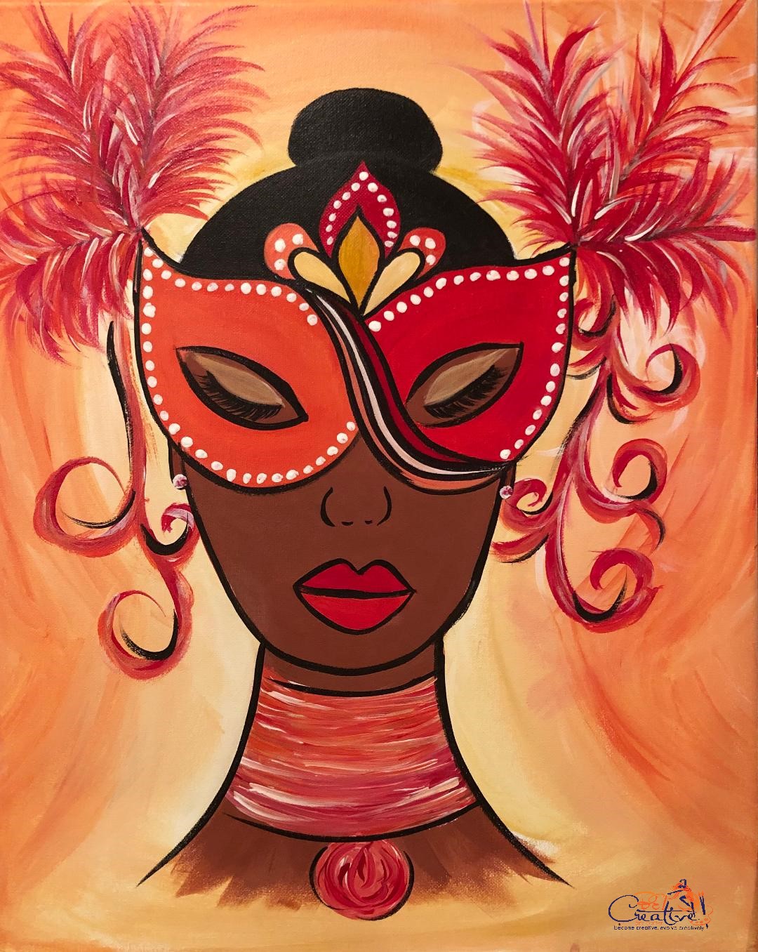 Virtual Paint Party with BE! Creative