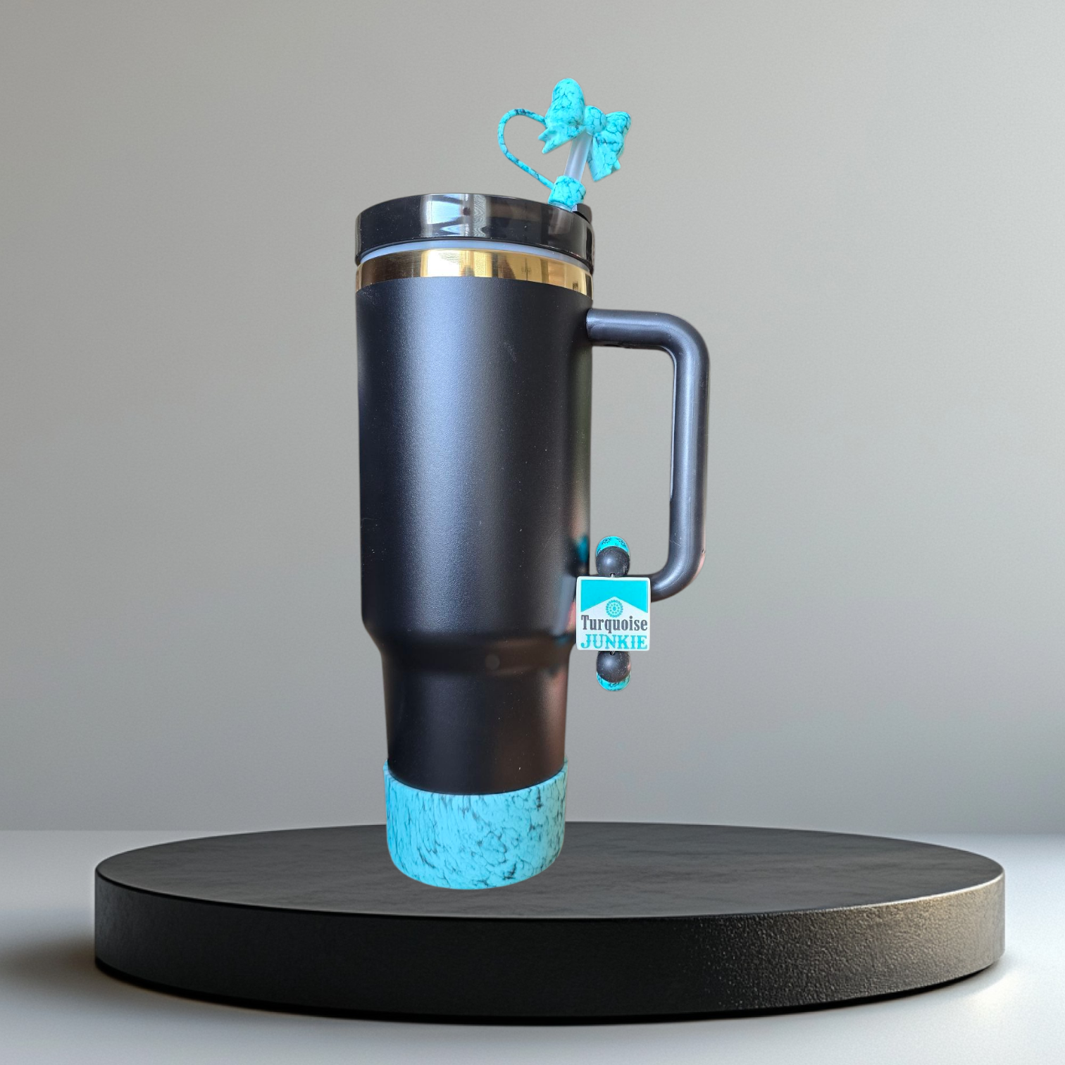 Turquoise Stone Accessories & Tumbler Set