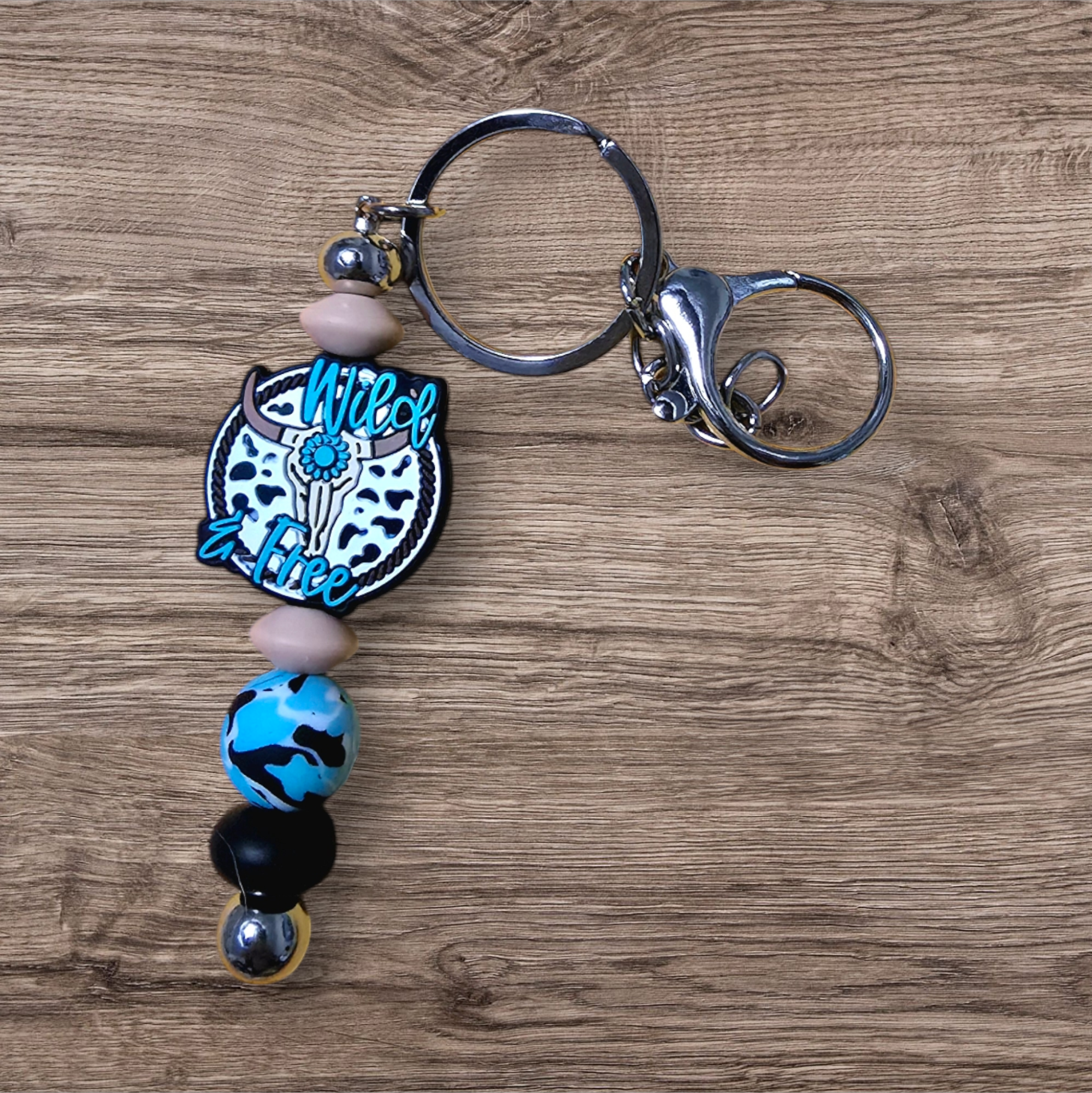 Wild and Free Keychain