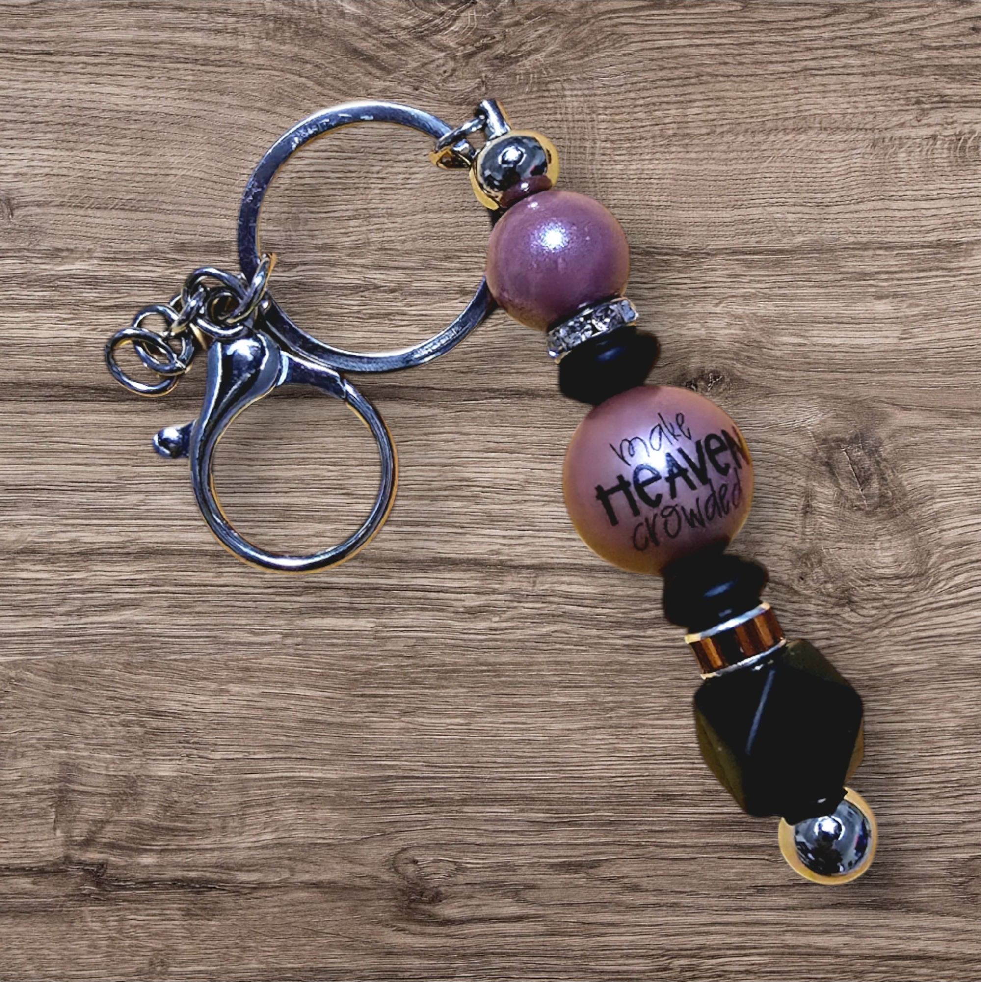 Make Heaven Crowded Keychain