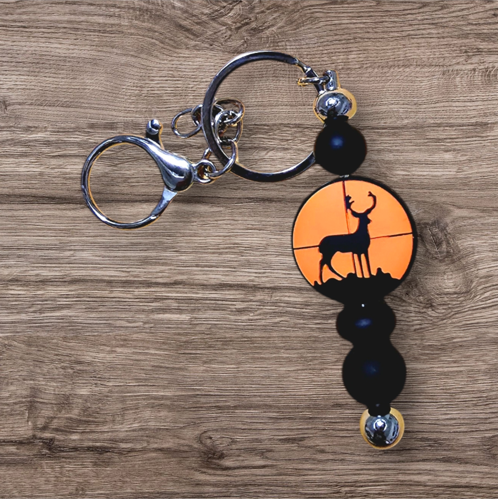 Deer Hunting Keychain