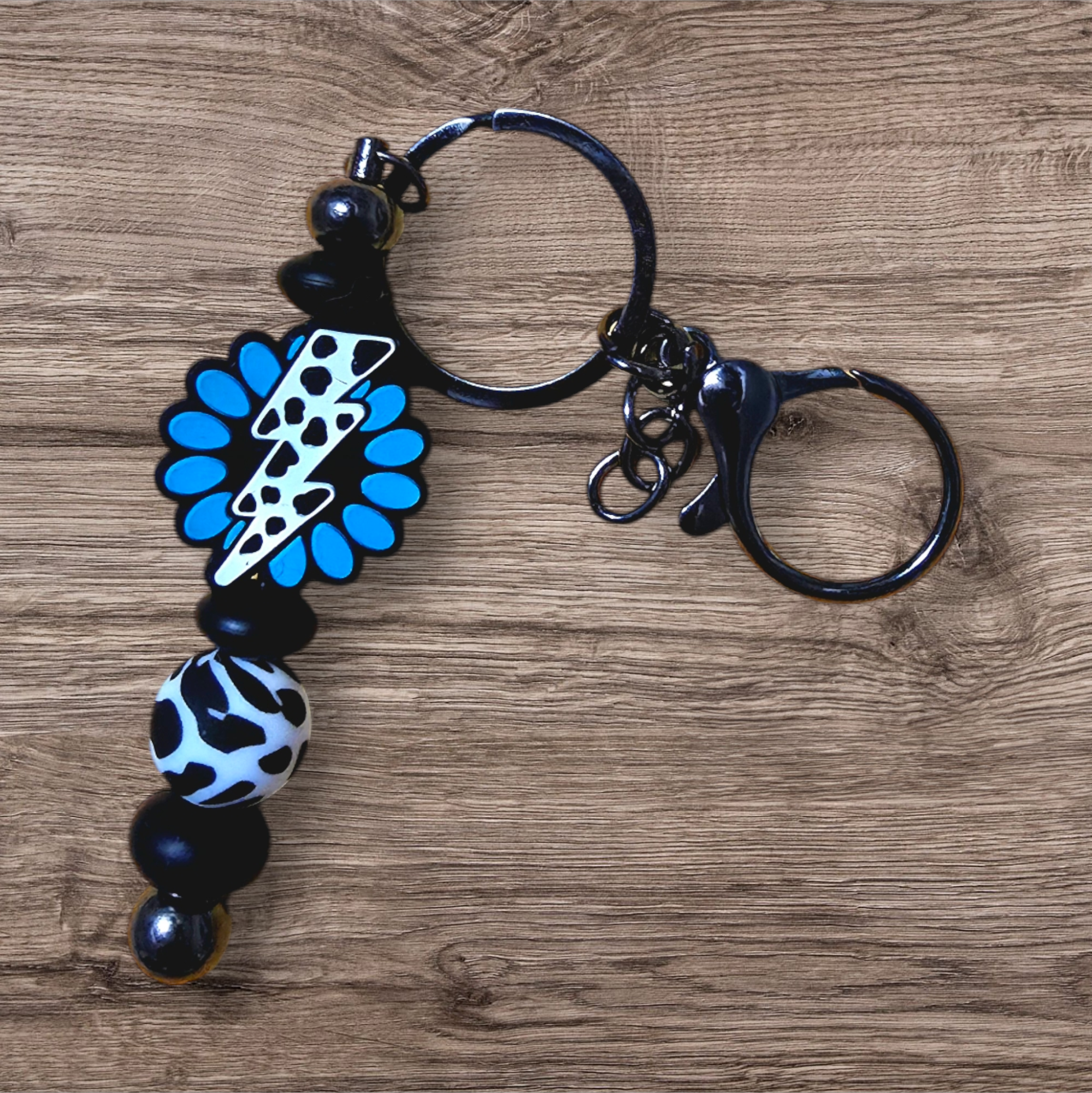 Cow Lightening Keychain
