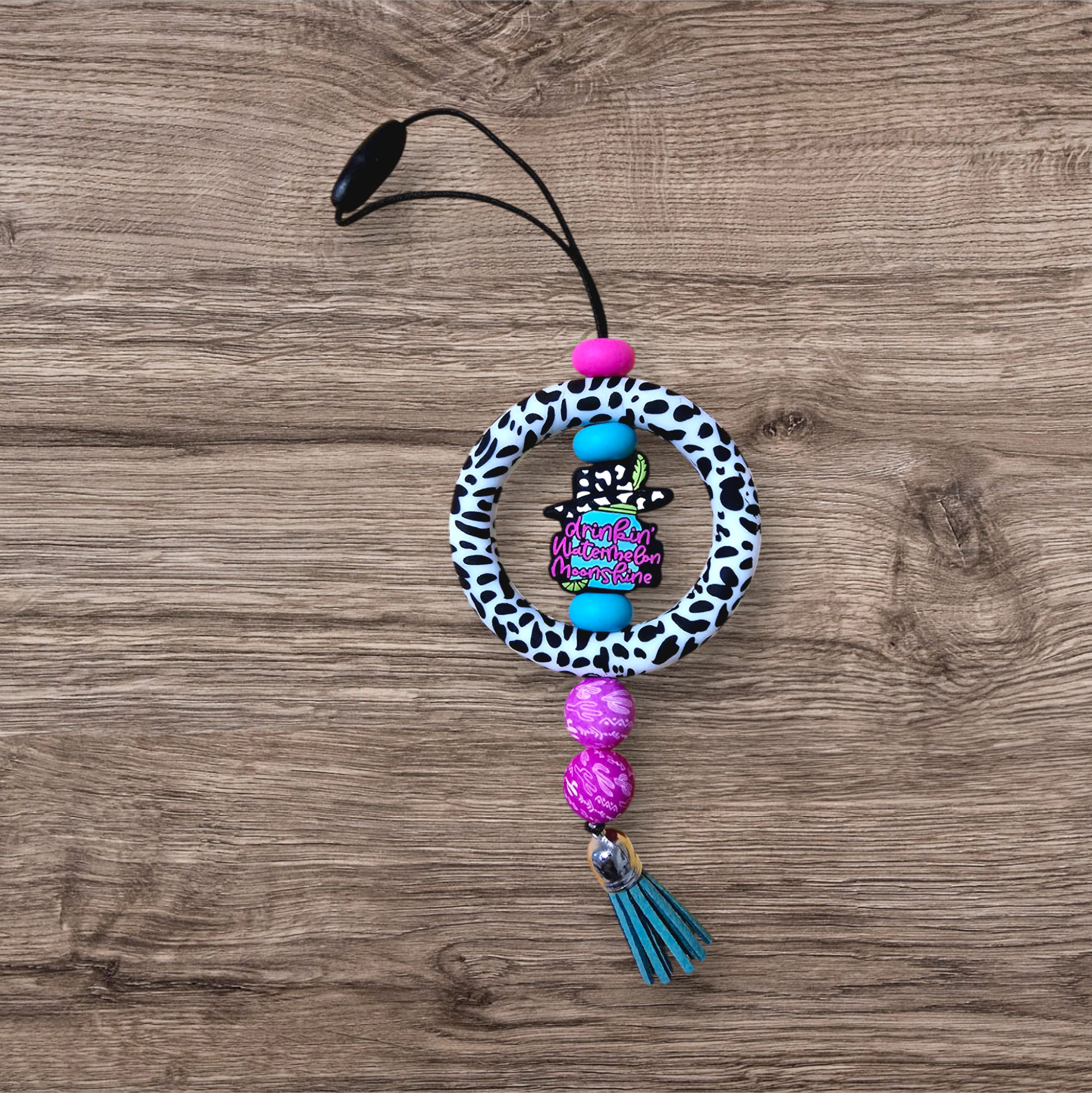 Watermelon Moonshine Mirror Charm