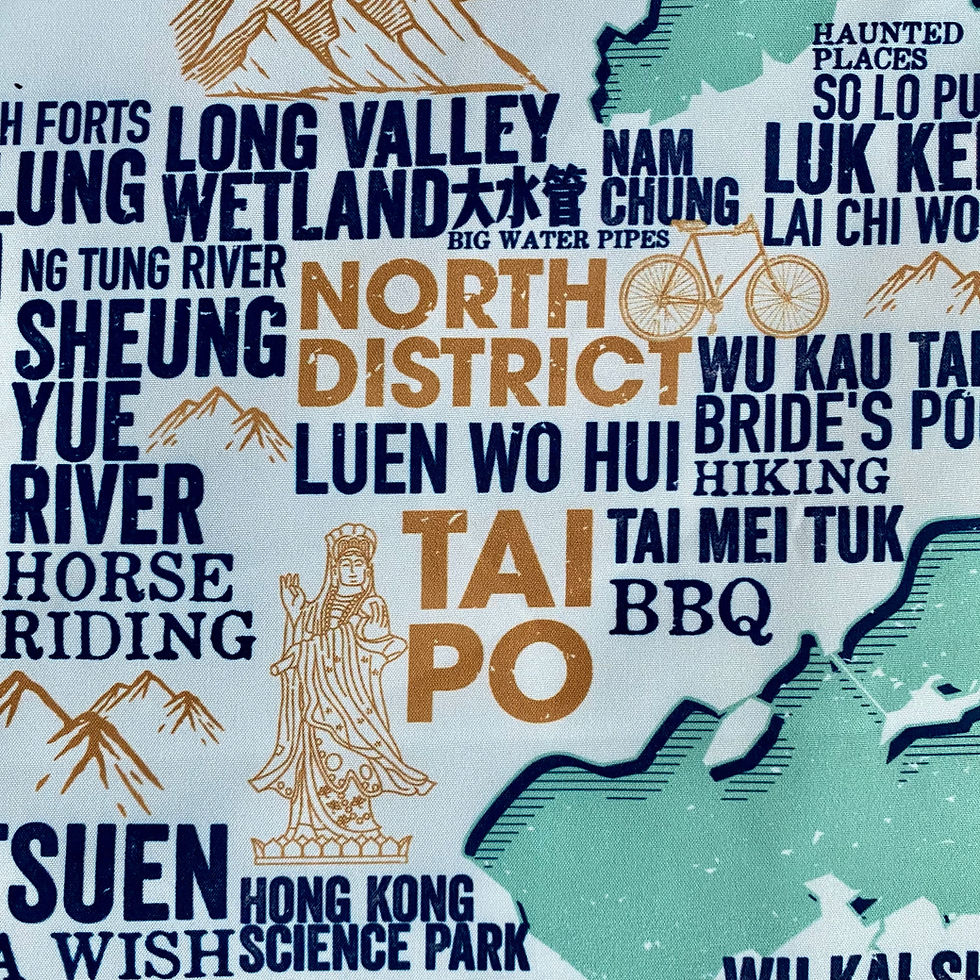 Thumbnail: Hong Kong Map Tapestry English Verison