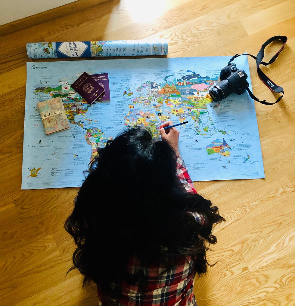 Thumbnail: Travel Bucket List Map Poster