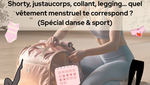 Vetements menstruels danse sport