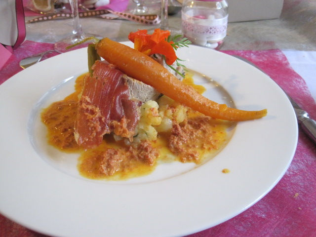 Plat menu baptême