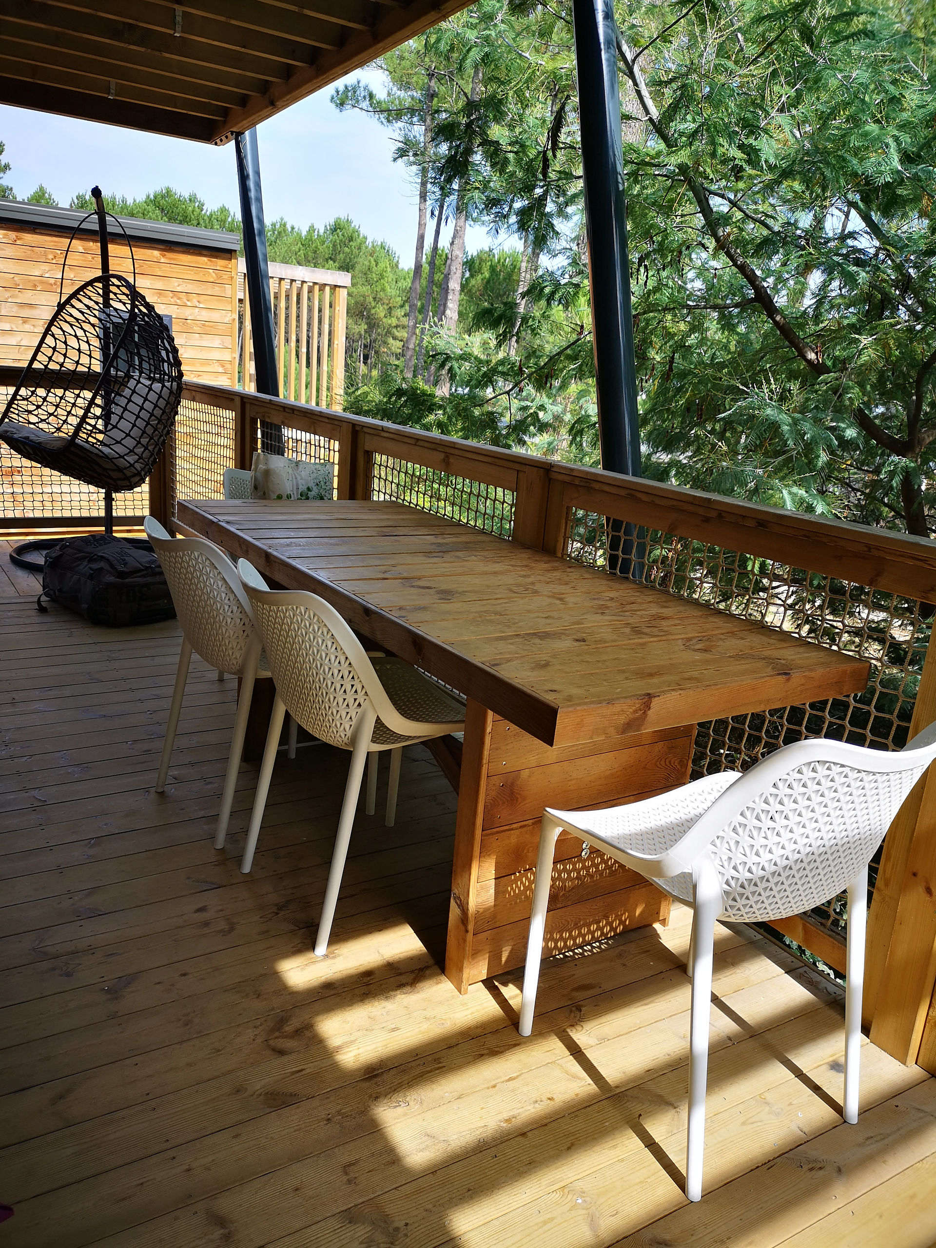 Terrasse chalet Badiane