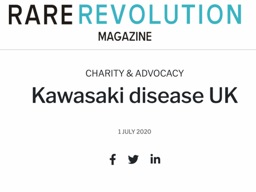 Rare Revolution Magazine X Kawasaki Disease UK