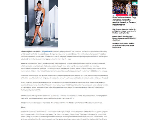 Dagger Dress USA Press - Sports News