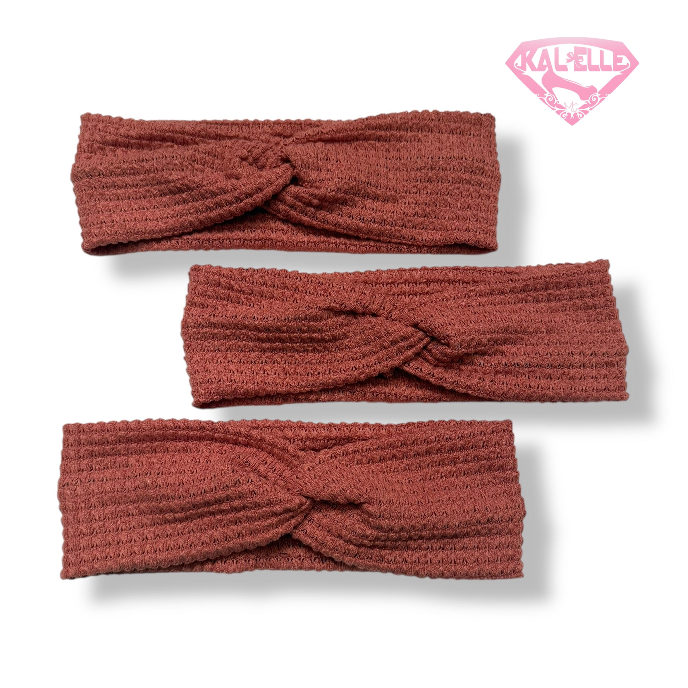 Waffle Mauve Headband