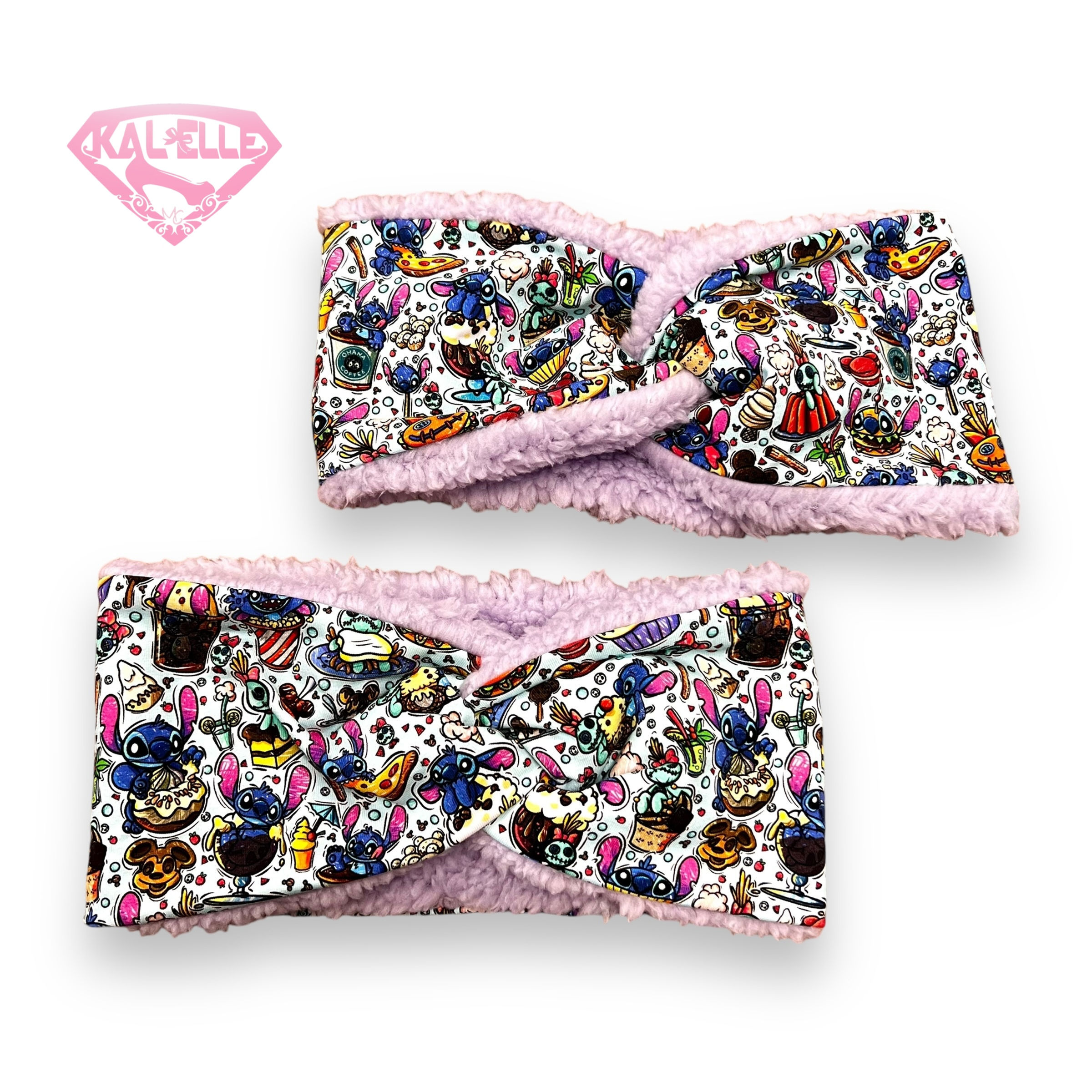 Stitch Sherpa Ear Warmers (Lavender)