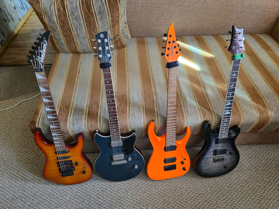 Review of my 4 current electric guitars