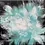 Thumbnail: Turquoise flower. 20 x 20 cm