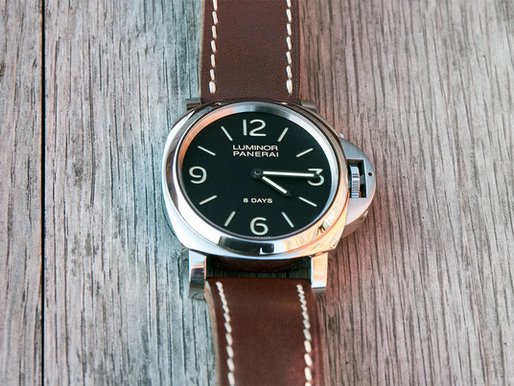 八日鍊的沉靜魅力:沛納海 Panerai Luminor Base 8 Days Acciaio PAM00560 如何演繹最純粹的義式軍錶精神