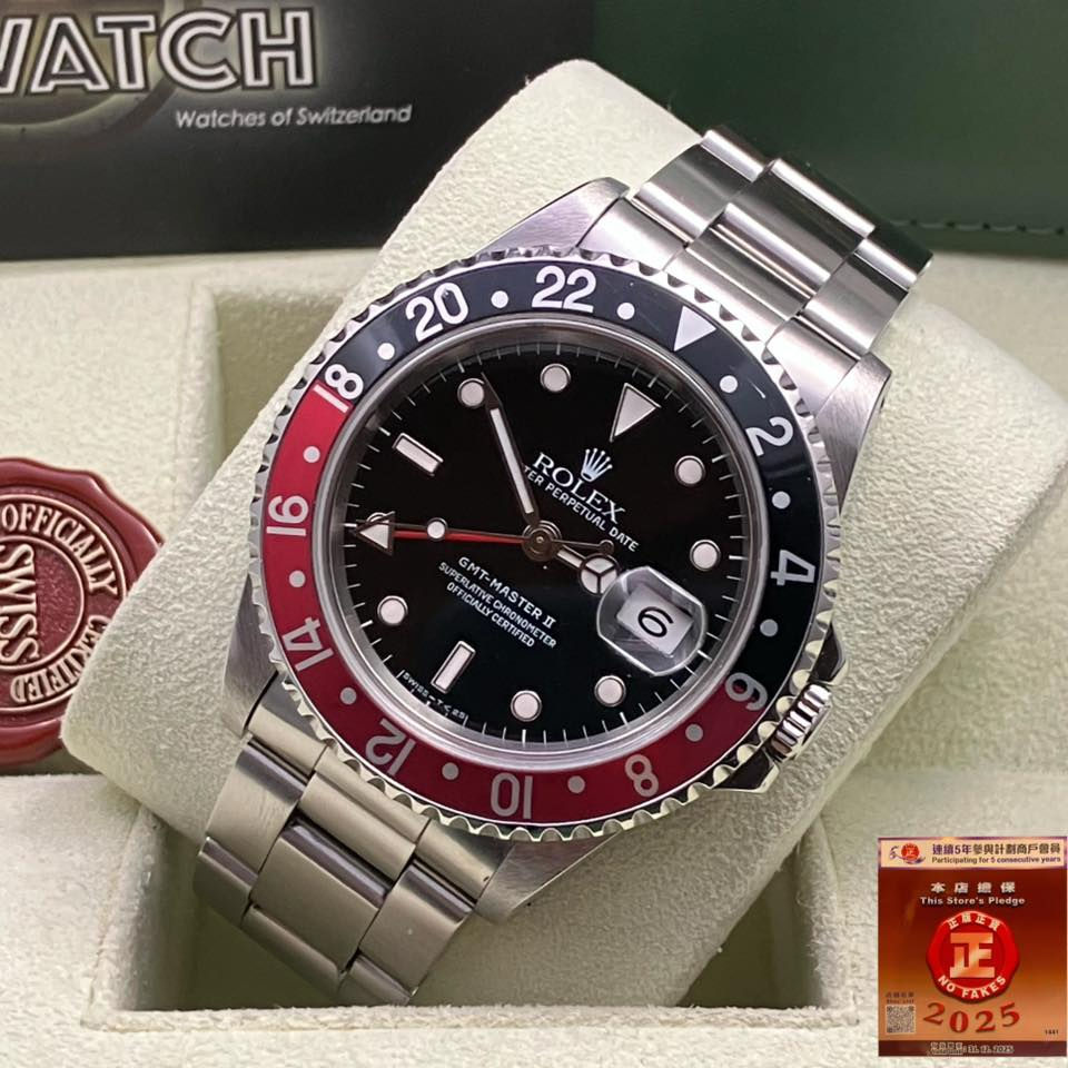 縮圖：Rolex  GMT-MasterII  16710  Coke