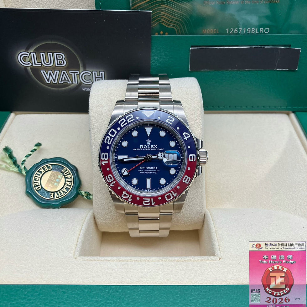 縮圖：Rolex GMT-Master II  126719BLRO  Midnight Blue