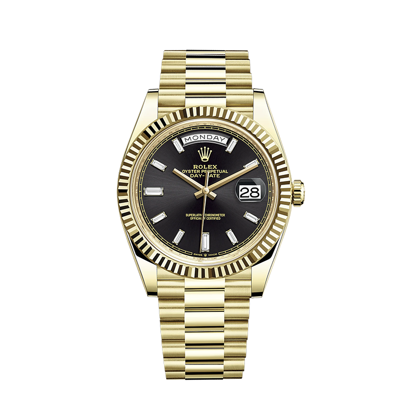 Rolex Day-Date 228238-0004 Bright black w/D