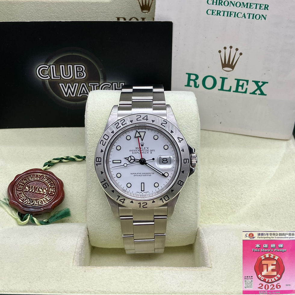 縮圖：Rolex ExplorerII  16570  White