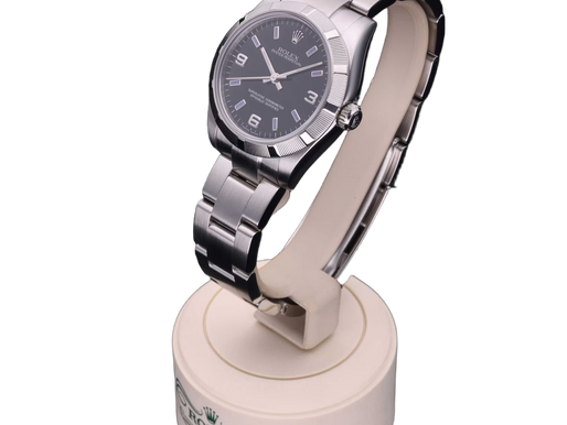 勞力士 Rolex Oyster Perpetual 31 黑面 × 粉紫時標 停產型號 177210 隱藏版的低調珍藏