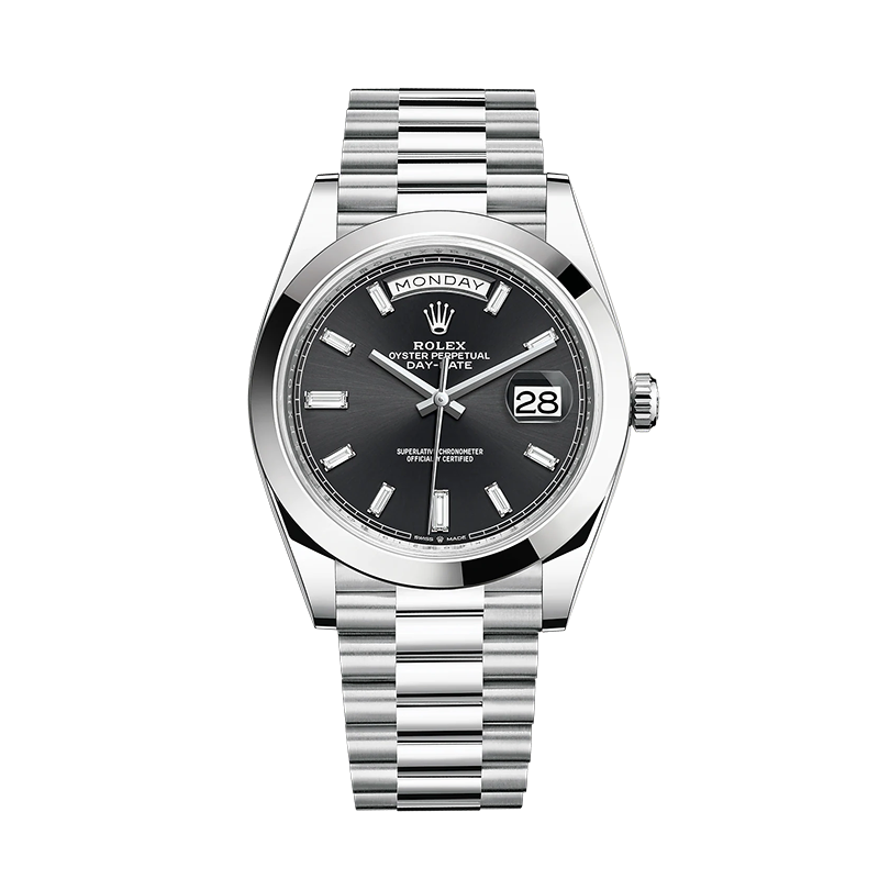 Rolex Day-Date 228206-0013 Bright black w/D