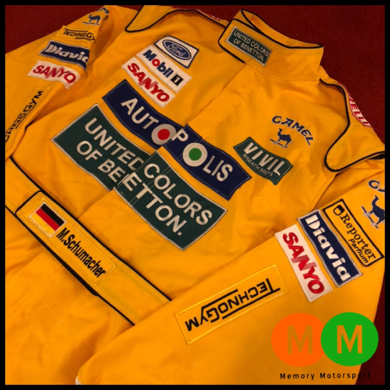 1992 Benetton Michael Schumacher F1 Retro Style Race Suit (CIK LEVEL 2 Spec)
