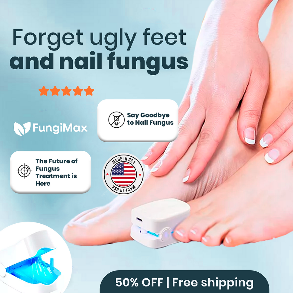 FungiMax laser nail therapy for fungus-free feet.