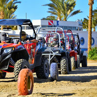 buggy ride in desert of Marsa Alam