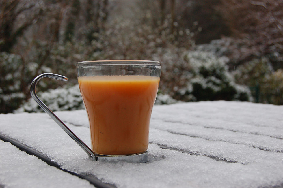 Potage carottes et gingembre