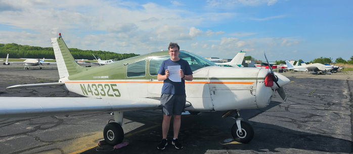 Congratulations to Michael Lachut on earning his Private Pilot Certificate!