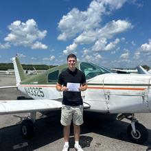 Congratulations to Nick Roberts on earning his Commercial pilot certificate!